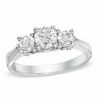 Thumbnail Image 0 of 2 CT. T.W. Certified Diamond Three Stone Ring in 14K White Gold (I/I2)