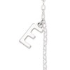 Thumbnail Image 3 of Letter Charm Station Choker Necklace in Sterling Silver (1 Line)