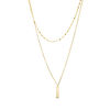 Thumbnail Image 0 of Made in Italy Double Strand Choker Necklace in 14K Gold - 16"