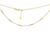 Thumbnail Image 0 of Bar Station Choker Necklace in 14K Gold - 16"