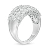 Thumbnail Image 2 of 2 CT. T.W. Certified Lab-Created Diamond Multi-Row Ring in 14K White Gold (F/SI2)