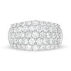 Thumbnail Image 3 of 2 CT. T.W. Certified Lab-Created Diamond Multi-Row Ring in 14K White Gold (F/SI2)