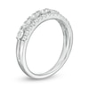 Thumbnail Image 2 of 1/2 CT. T.W. Oval and Round Diamond Double Row Band in 14K White Gold