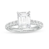 Thumbnail Image 0 of 2-1/2 CT. T.W. Certified Emerald-Cut Lab-Created Diamond Engagement Ring in 14K White Gold (F/VS2)