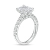 Thumbnail Image 2 of 2-1/2 CT. T.W. Certified Emerald-Cut Lab-Created Diamond Engagement Ring in 14K White Gold (F/VS2)