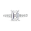 Thumbnail Image 3 of 2-1/2 CT. T.W. Certified Emerald-Cut Lab-Created Diamond Engagement Ring in 14K White Gold (F/VS2)