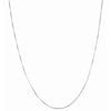 Thumbnail Image 0 of 1.3mm Box Chain Choker Necklace in Hollow Sterling Silver - 16"