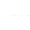 Thumbnail Image 2 of 1.8mm Diamond-Cut Paper Clip Chain Choker Necklace in Solid Sterling Silver  - 16"