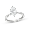 Thumbnail Image 0 of 1-3/4 CT. T.W. Certified Marquise-Cut Lab-Created Diamond Engagement Ring in 14K White Gold (F/VS2)