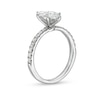 Thumbnail Image 2 of 1-3/4 CT. T.W. Certified Marquise-Cut Lab-Created Diamond Engagement Ring in 14K White Gold (F/VS2)
