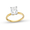 Thumbnail Image 0 of 2 CT. Certified Radiant-Cut Lab-Created Diamond Solitaire Engagement Ring in 14K Gold (F/VS2)
