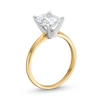 Thumbnail Image 2 of 2 CT. Certified Radiant-Cut Lab-Created Diamond Solitaire Engagement Ring in 14K Gold (F/VS2)