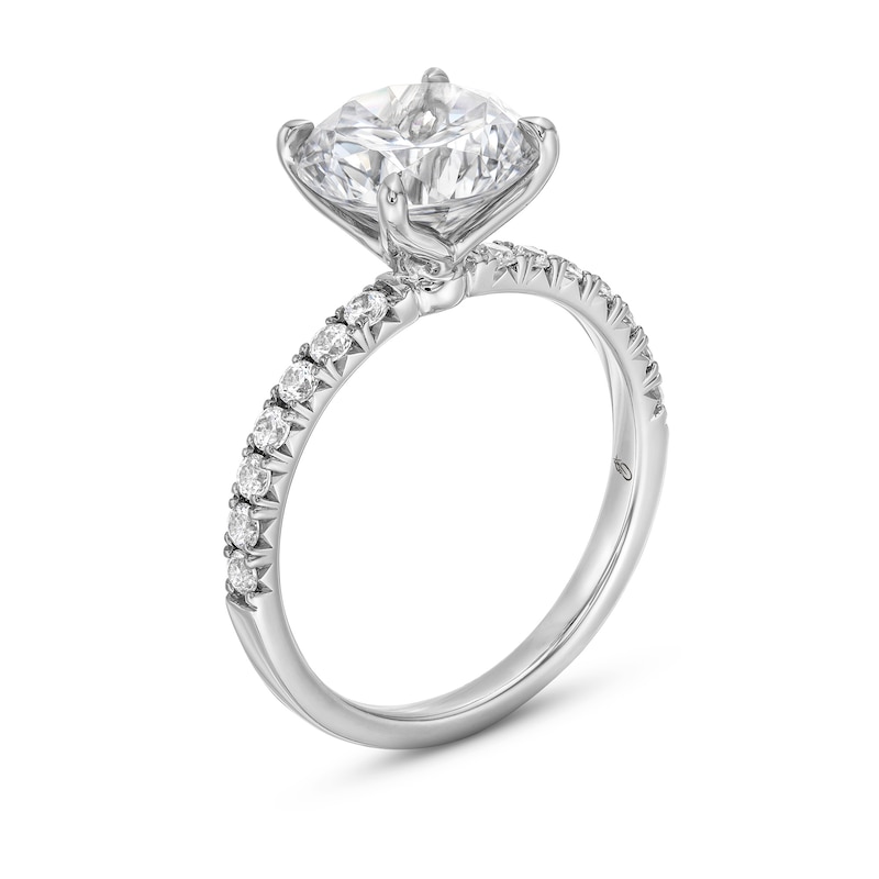 3-1/3 CT. T.W. Certified Lab-Created Diamond Engagement Ring in 14K White Gold (F/VS2)