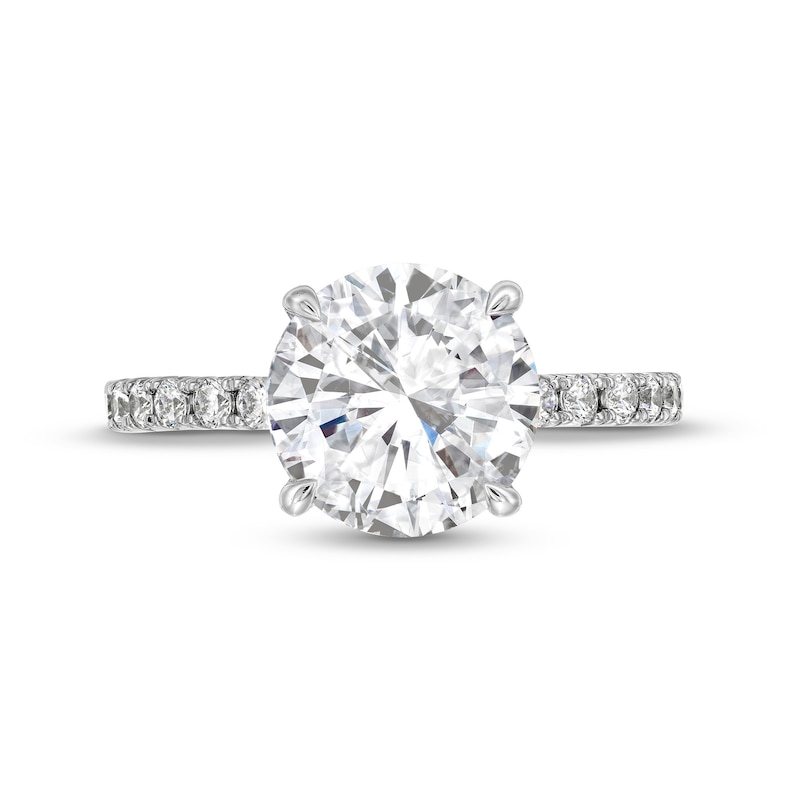 3-1/3 CT. T.W. Certified Lab-Created Diamond Engagement Ring in 14K White Gold (F/VS2)