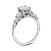 Thumbnail Image 2 of 2-1/3 CT. T.W. Oval and Round Certified Lab-Created Diamond Seven Stone Graduated Engagement Ring in 14K White Gold