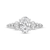 Thumbnail Image 3 of 2-1/3 CT. T.W. Oval and Round Certified Lab-Created Diamond Seven Stone Graduated Engagement Ring in 14K White Gold