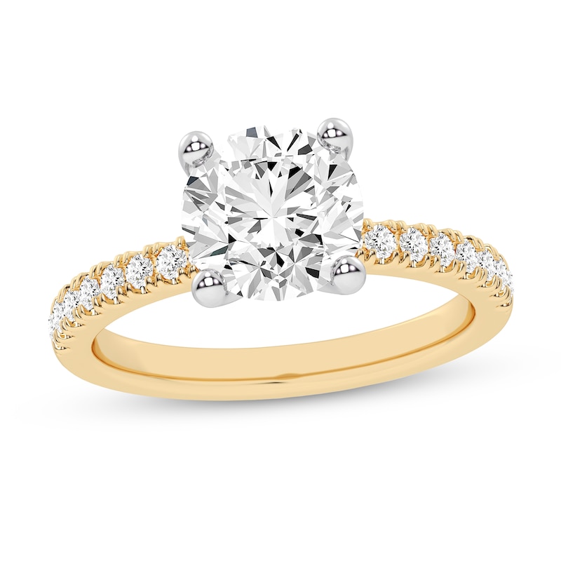 2-1/4 CT. T.W. Certified Lab-Created Diamond Engagement Ring in 14K Gold (I/SI2)
