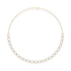 Thumbnail Image 0 of 1 CT. T.W. Diamond Cable Link Chain Choker Necklace in 10K Gold - 14.75”