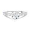 Thumbnail Image 2 of 1-1/3 CT. T.W. Certified Lab-Created Diamond Engagement Ring in 14K White Gold (F/SI2)